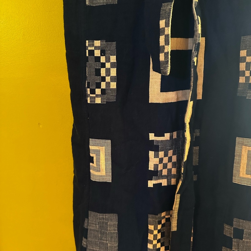 Ace & Jig Navy and Cream Patterned Skirt